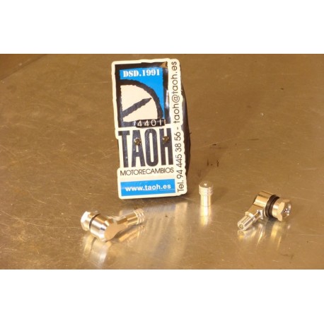 Valvula 90º universal aluminio