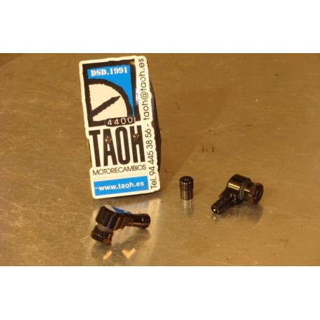 Valvulas 90º universal negra