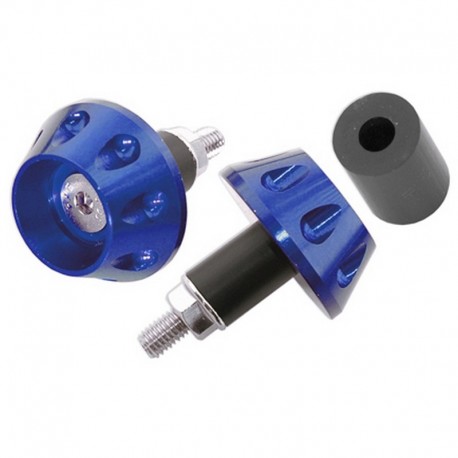 Pesos de manillar universales aluminio. Azul