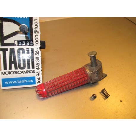 Reposapie trasero izquierdo rosa Yamaha YZF 600 R Thundercat