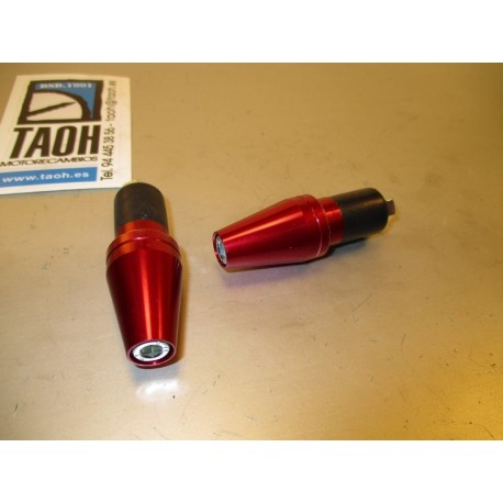 Pesos scooter ovalados. Rojo