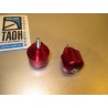 Pesos de manillar aluminio Honda rojo