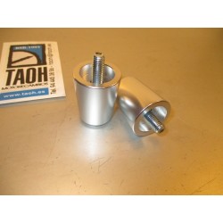 Pesos aluminio Kawasaki. Plata