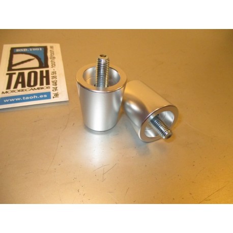 Pesos aluminio Kawasaki. Plata