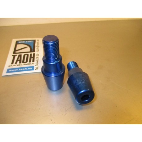 Pesos Yamaha aluminio. Azul