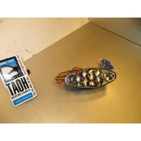 Piloto oval leds tulipa blanca