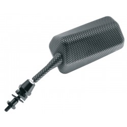 Retrovisor derecho rectangular F1 M6 Carbono