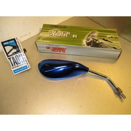 Retrovisor derecho azul M8