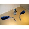 Pareja retrovisores universales azules M8