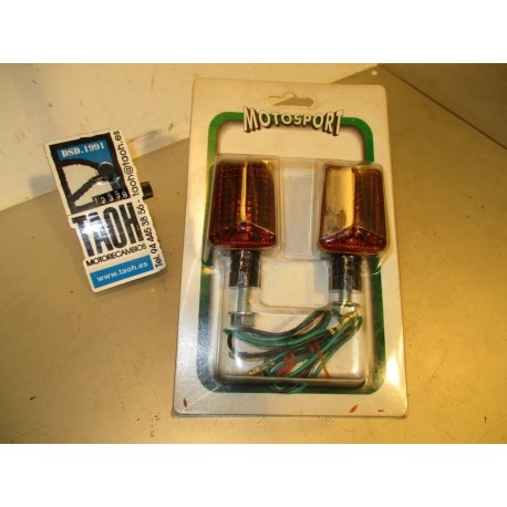 Juego mini intermitentes carbono tulipa ahumada