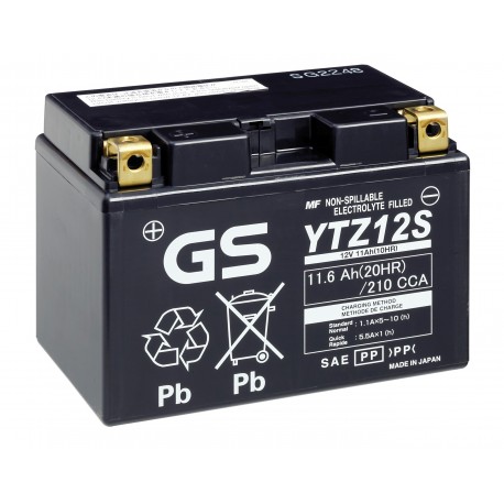 Bateria de gel GS YTZ12S