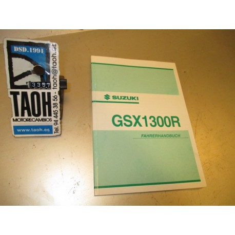 Manual del propietario Suzuki Hayabusa 1300 (Aleman)