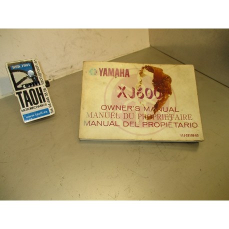 Manual del propietario XJ 600