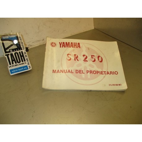 Manual del propietario Yamaha SR 250