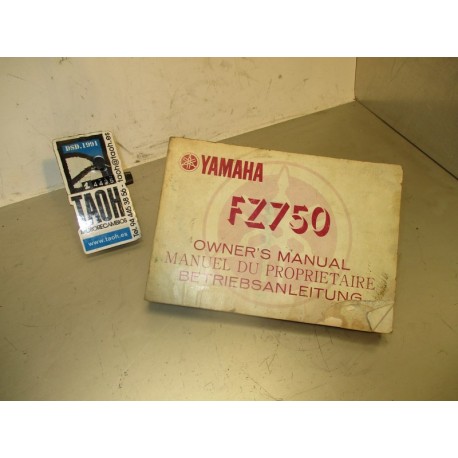 Manual del propietario FZ 750 86