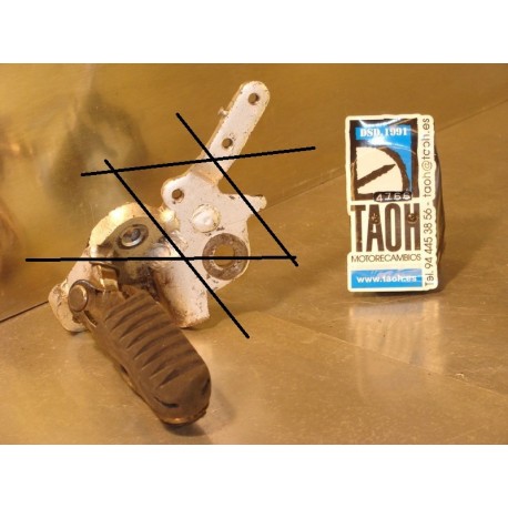 Reposapie delantero izquierdo Honda XL 600 Transalp