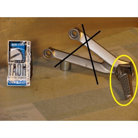 Reposapie trasero izquierdo Kawasaki ZX-10 R 2005