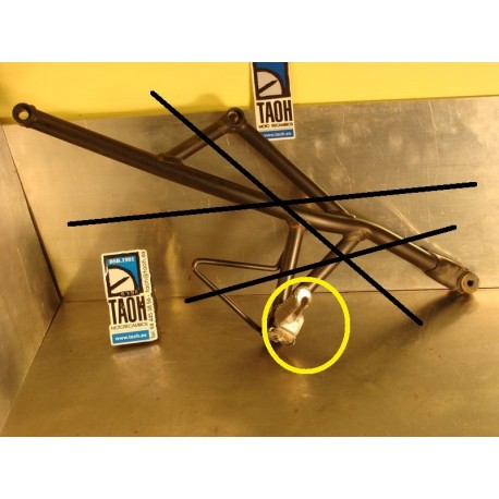 Reposapie trasero derecho Kawasaki Versys 650