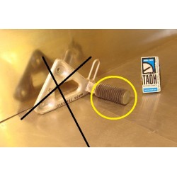 Reposapie trasero izquierdo Honda XL 600 Transalp 1990