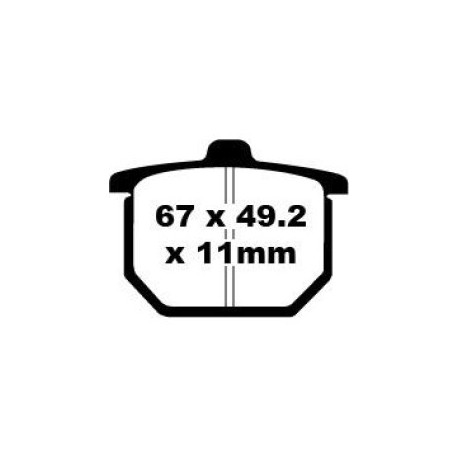 Pastillas de freno EBC FA029