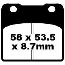 Pastillas de freno EBC FA103