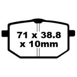 Pastillas de freno EBC FA118