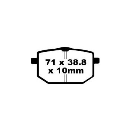 Pastillas de freno EBC FA118