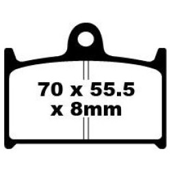 Pastillas de freno EBC FA145S