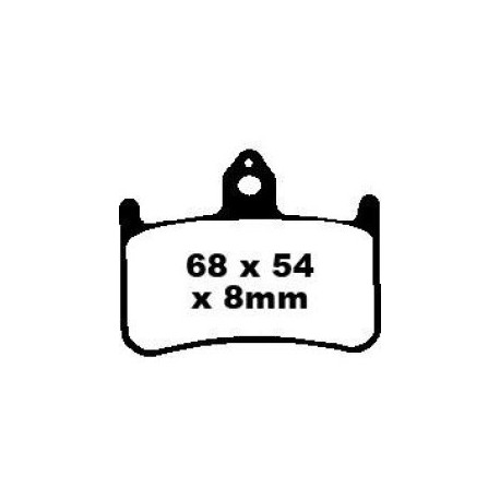 Pastillas de freno EBC FA187