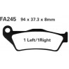 Pastillas de freno EBC FA245