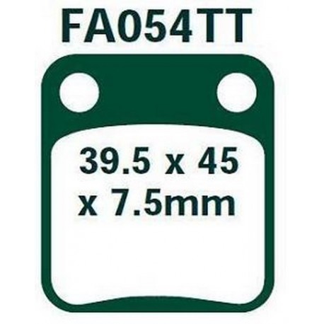 Pastillas de freno EBC FA054TT
