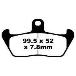 Pastillas de freno EBC FA163