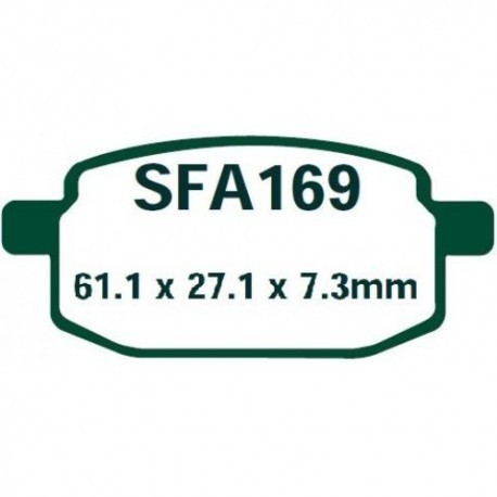 Pastillas de freno EBC SFA169