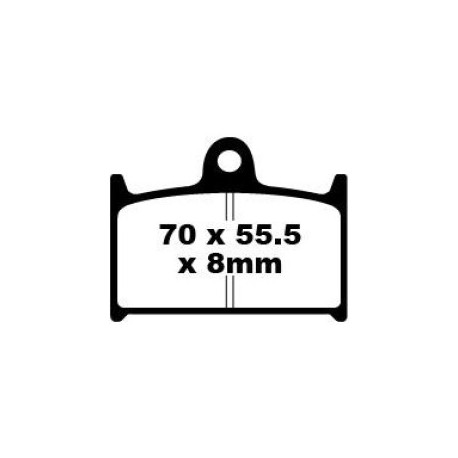 Pastillas de freno ICER 110717