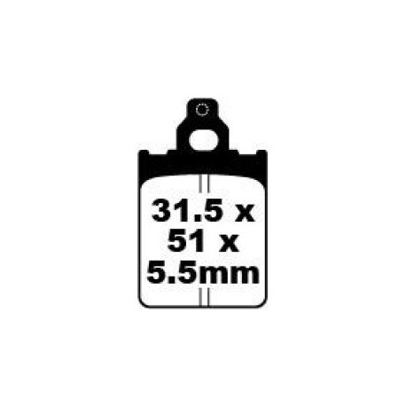 Pastillas de freno Brenta FT3025