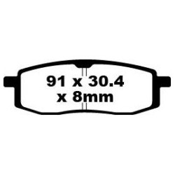 Pastillas de freno Onetron Y-2018