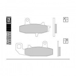 Pastillas de freno Galfer FD101G1054