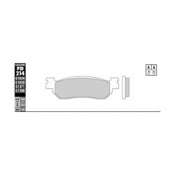 Pastillas de freno Galfer FD214G1054