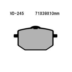 Pastillas de freno Vesrah VD-245