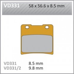 Pastillas de freno Vesrah VD-331RQ