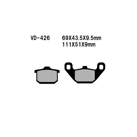 Pastillas de freno Vesrah VD-426