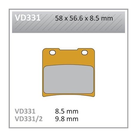 Pastillas de freno Vesrah VD-331RQ