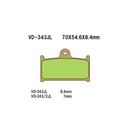 Pastillas de freno Vesrah VD-343JL 