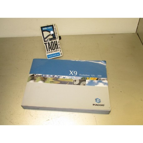 Manual del propietario Piaggio X9 125/250
