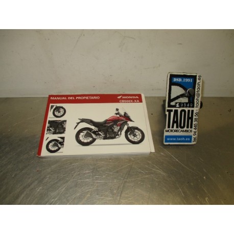 Manual del propietario CB 500 X / XA 2017