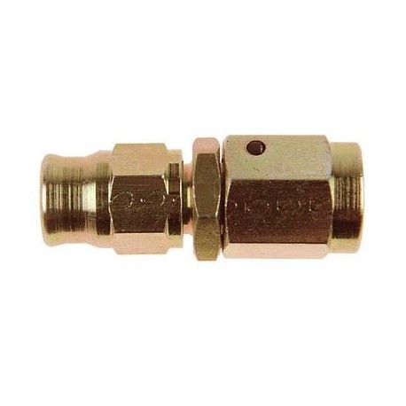 Racord hembra concavo 3/8x24 Jic acero cincado