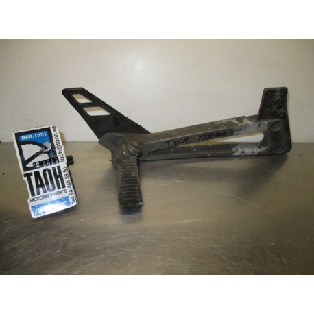 Soporte y reposapie trasero derecho Kawasaki KLR 600