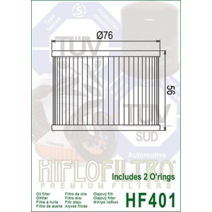 Filtro de aceite Hiflofiltro HF401