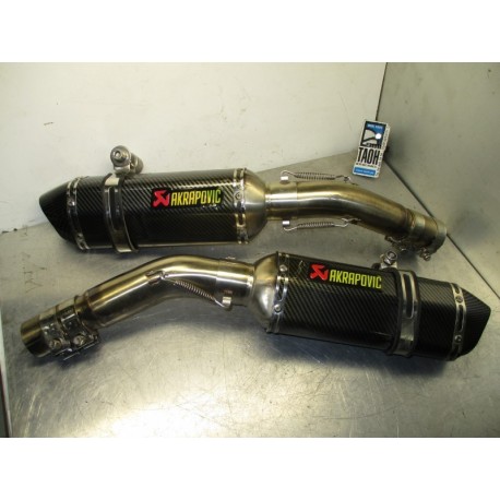 Silenciosos "Akrapovic" falsos Yamaha FJR 1300 2003
