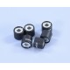 Rodillos de variador POLINI 19x17mm 7,2gr - 6 piez